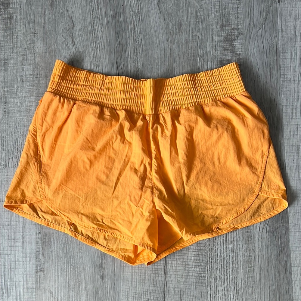 NWOT Target Orange Athletic Shorts Elastic Waistband